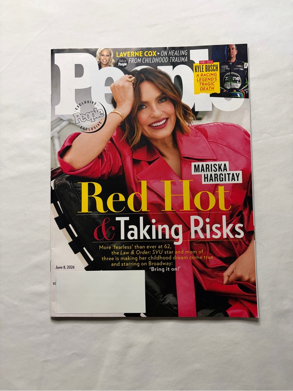 People Mariska Hargitay “Red Hot Taking Risks” Issue June 2026 Magazine